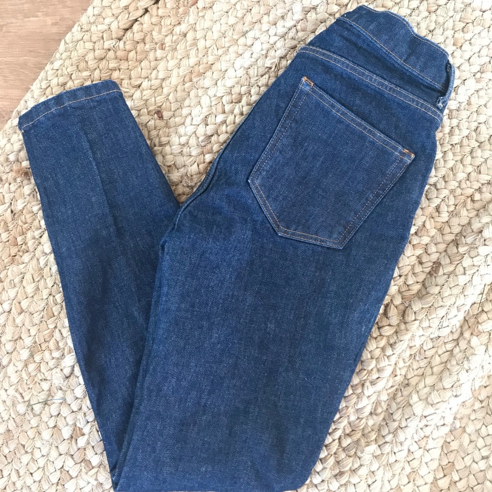 Everlane dark wash high rise jeans